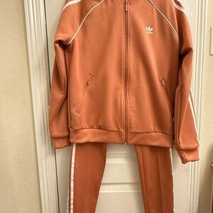 Adidas adicolor Originals pink tracksuit